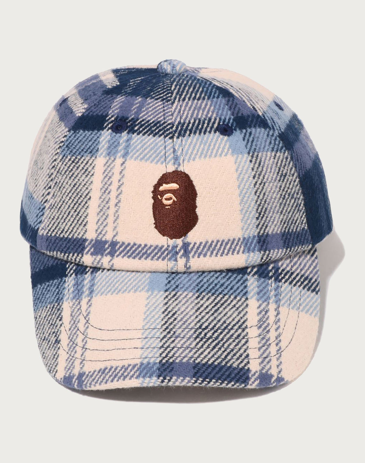 BAPE CHECK PANEL CAP MENS