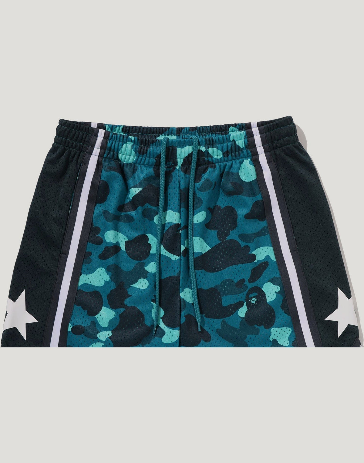 COLOR CAMO MESH RELAXED FIT SHORTS MENS