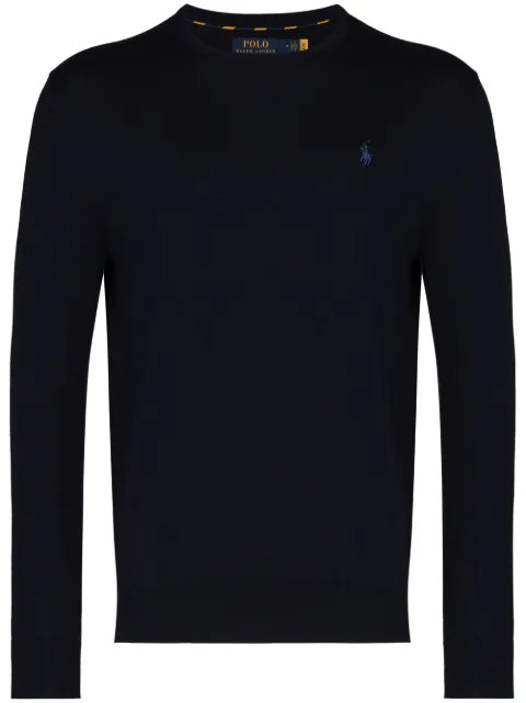 Polo Ralph Lauren logo-embroidered crewneck jumper