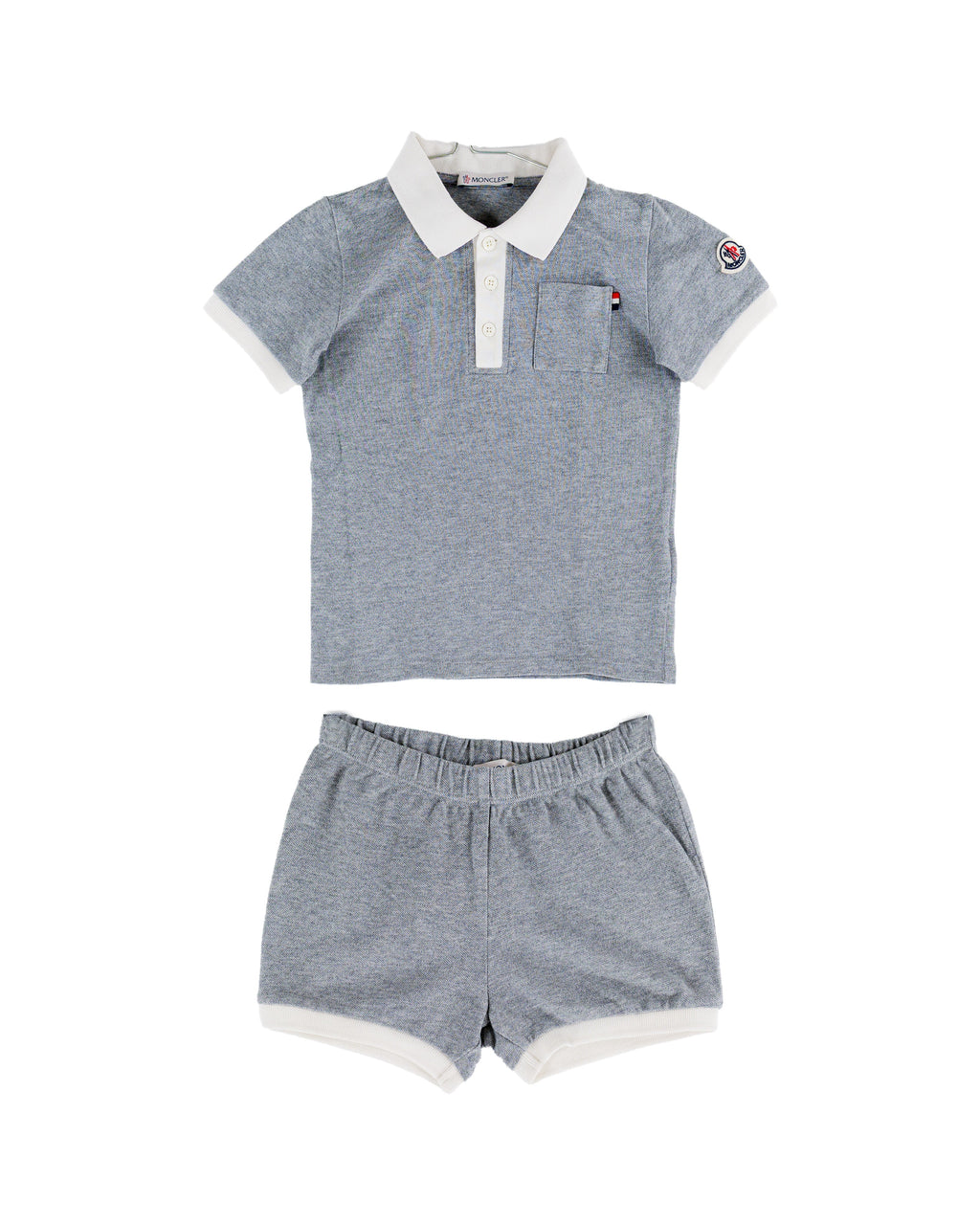 Boys Moncler Polo & Shorts set