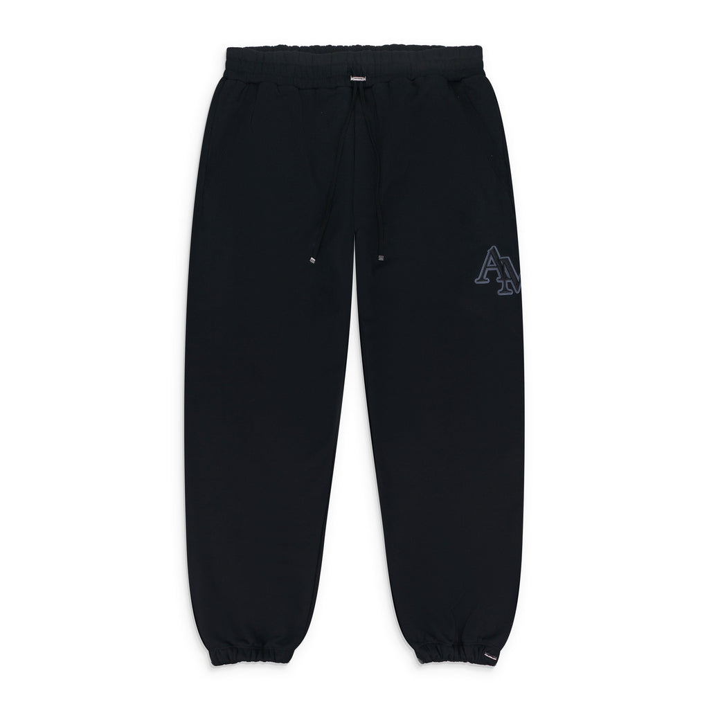 Black AMIRI STAGGERED SWEATPANT
