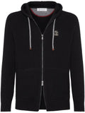 Brunello Cucinelli ribbed Hoodie in cashmere