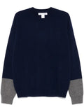 Comme Des Garçons Shirt colour-block lambswool sweater