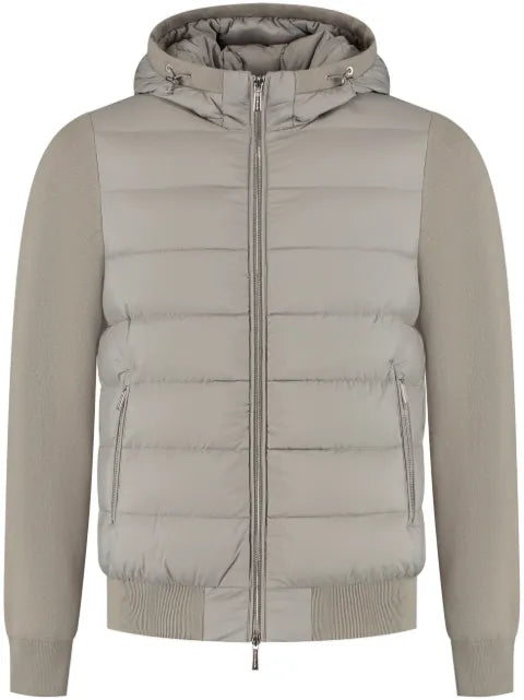 Moorer Lenz-S3L quilted hooded jacket