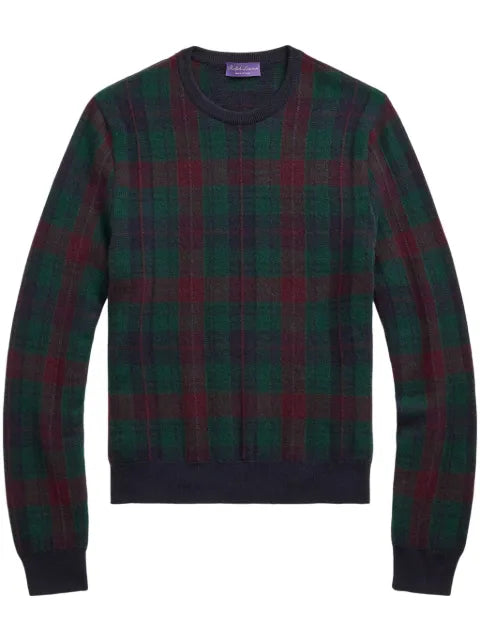 Ralph Lauren Purple Label plaid sweater