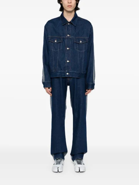 MM6 Maison Margiela patched denim jacket