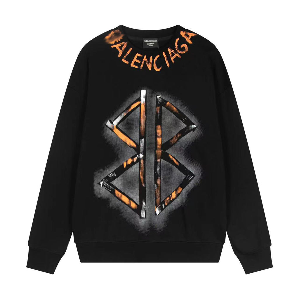Balenciaga  LOGO Crew Neck Hoodie