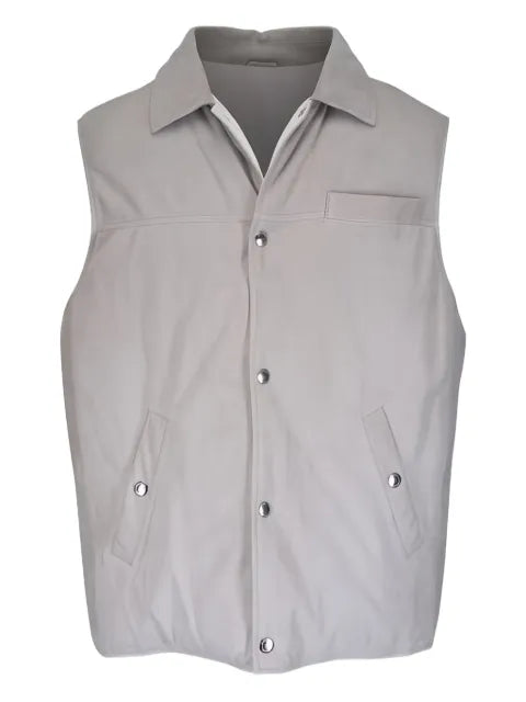 Brunello Cucinelli suede down gilet