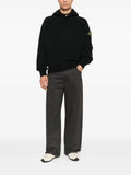 Stone Island logo-patch pouch-pocket hoodie