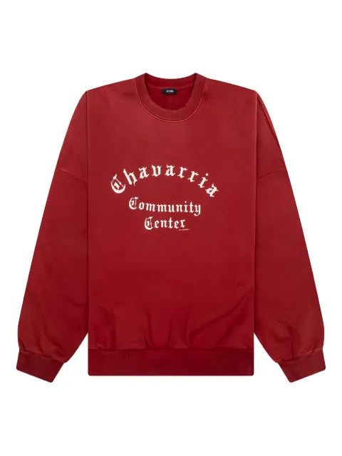 Willy Chavarria Community Center crew-neck sweatshirt