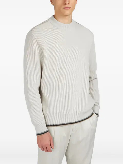 Paul & Shark ribbed crew-neck sweater