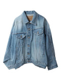 Doublet asymmetric denim jacket