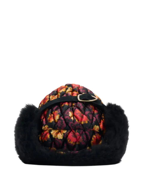 Burberry Quilted baseball cap with floral