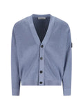 Stone Island 5100009 ribbed soft organic cotton cardigan