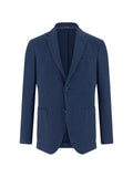 Boggi Milano micro-textured single-breasted blazer