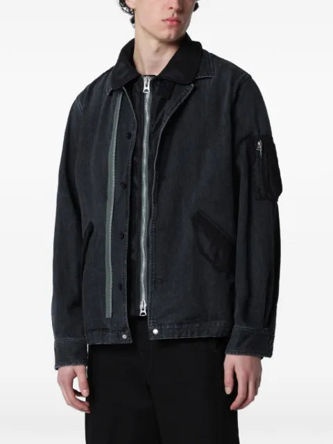 sacai zip-up jacket