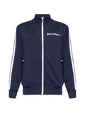 Palm Angels logo-print full-zip sweatshirt