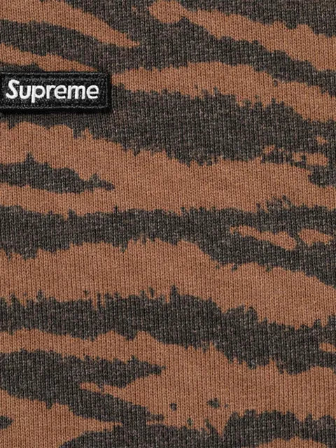 Supreme Small Box animal-print hoodie