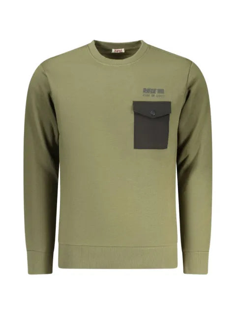 RIFLE flap-pocket cotton sweatshirt
