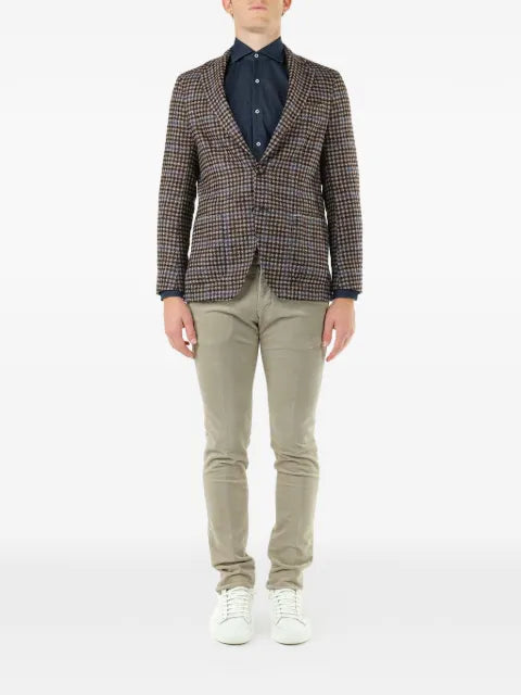 Al Duca D’Aosta 1902 check wool blazer