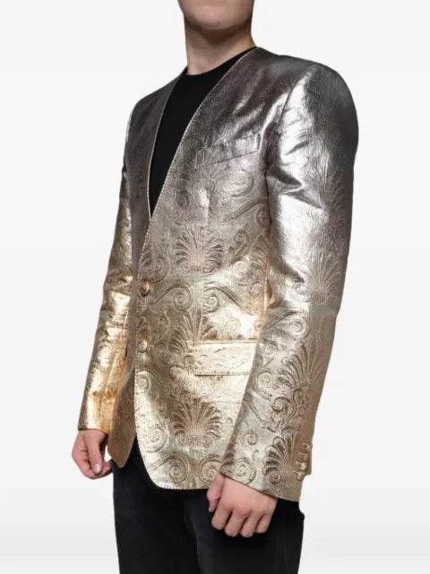 Dolce & Gabbana chest-pocket single-breasted blazer