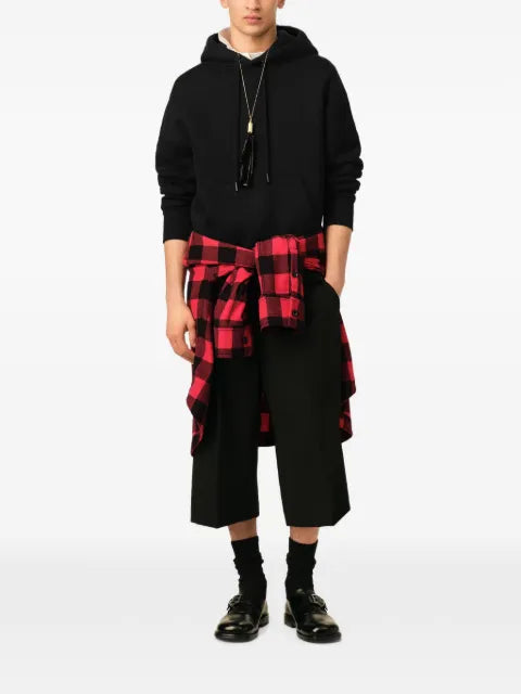 AMI Paris cotton hoodie with embossed Ami de Coeur