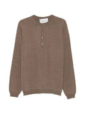 AMARANTO  button-placket sweater