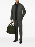 Boggi Milano full-zip sweatshirt in cotton-blend scuba B Tech
