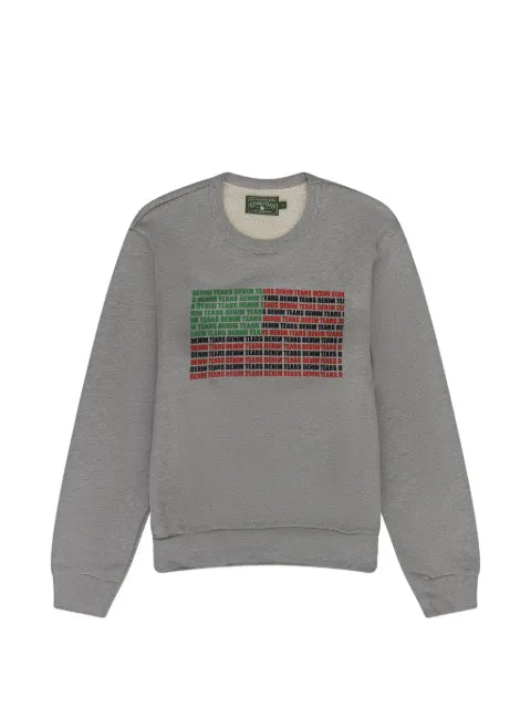 Denim Tears logo-print crew-neck sweater