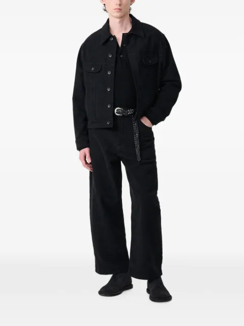 Studio Nicholson Derby cotton-moleskin denim jacket