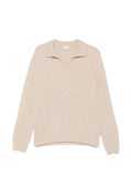 04651 / A TRIP IN A BAG polo-collar sweater