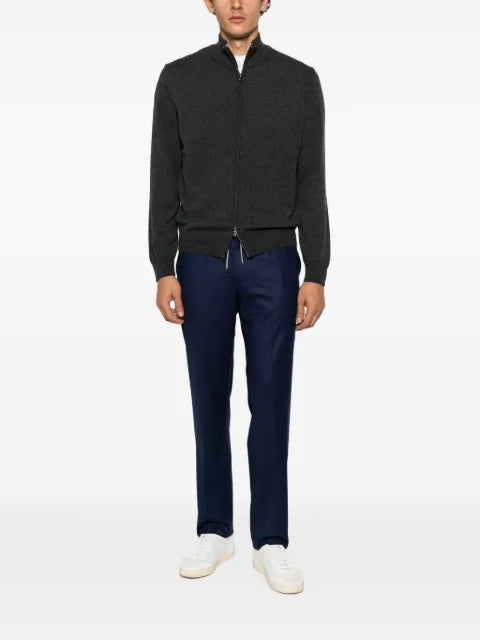 Corneliani zip-up high-neck sweater