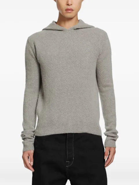 Rick Owens Tower felted hoodie
