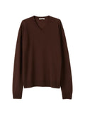The Row V-neck cashmere sweater