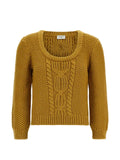Saint Laurent wool cable-knit sweater