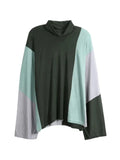 Kiko Kostadinov colour-block funnel-neck sweater