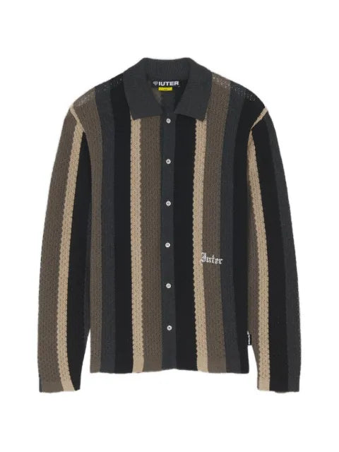 IUTER striped-knit cardigan