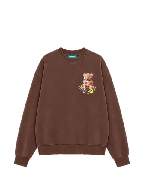 BARROW graphic-print cotton sweatshirt