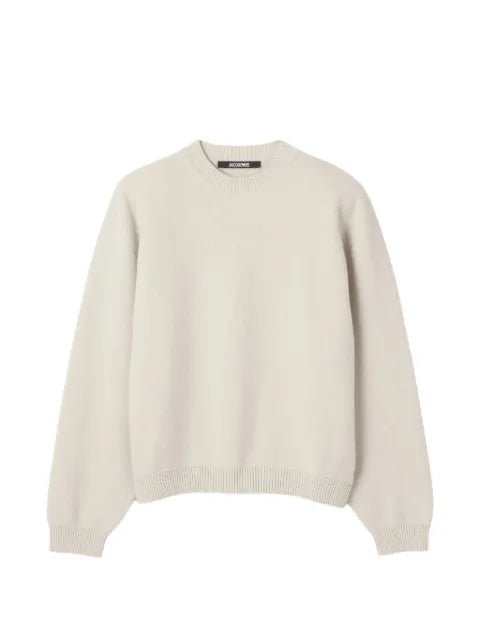 Jacquemus crew-neck ribbed-trim sweater