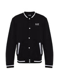 Ea7 Emporio Armani logo-print bomber sweatshirt