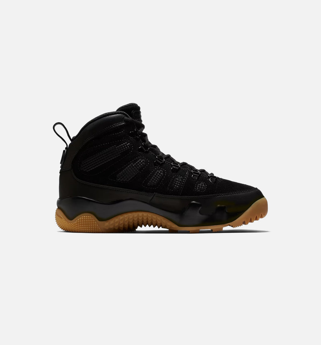 Air Jordan 9 Retro Black Gum | Men's Lifestyle Boot | Black/Black/Gum Light Brown