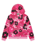 Denim Tears The Cotton Wreath Zip Sweatshirt Pink Camo