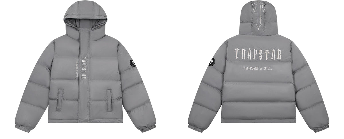 Trapstar Cotton Puffer Jacket - Grey
