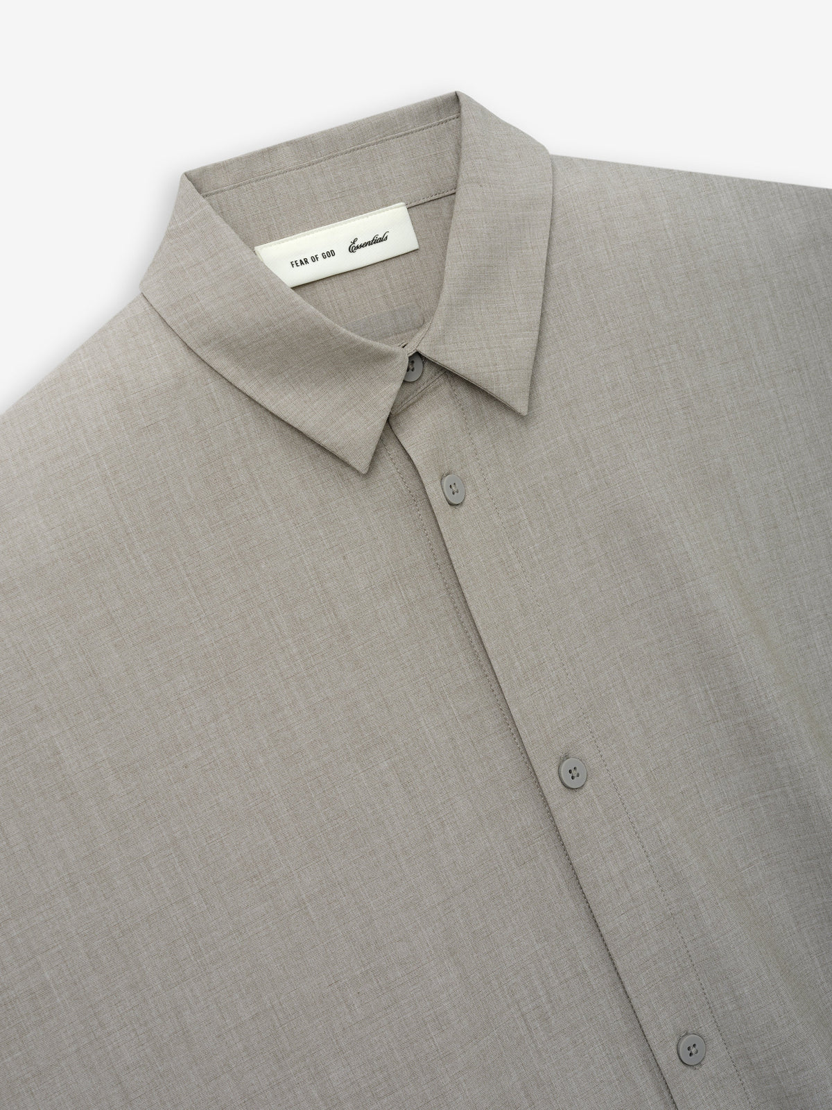 Silk Blend 3/4 Sleeve Button Up Shirt