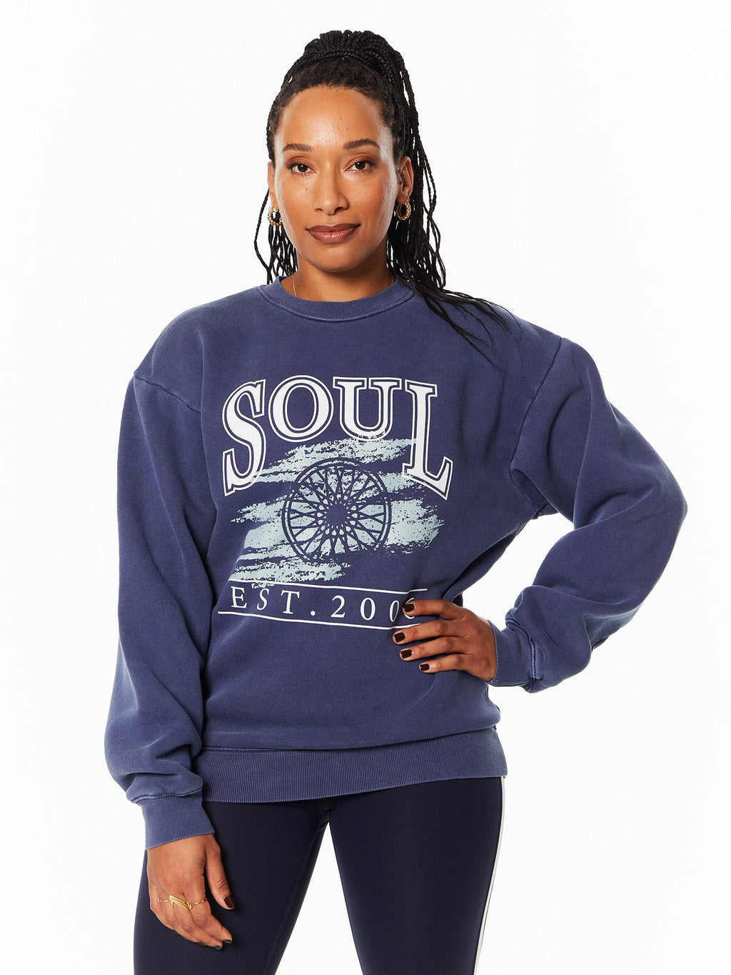 NAVY SAM CREW NECK