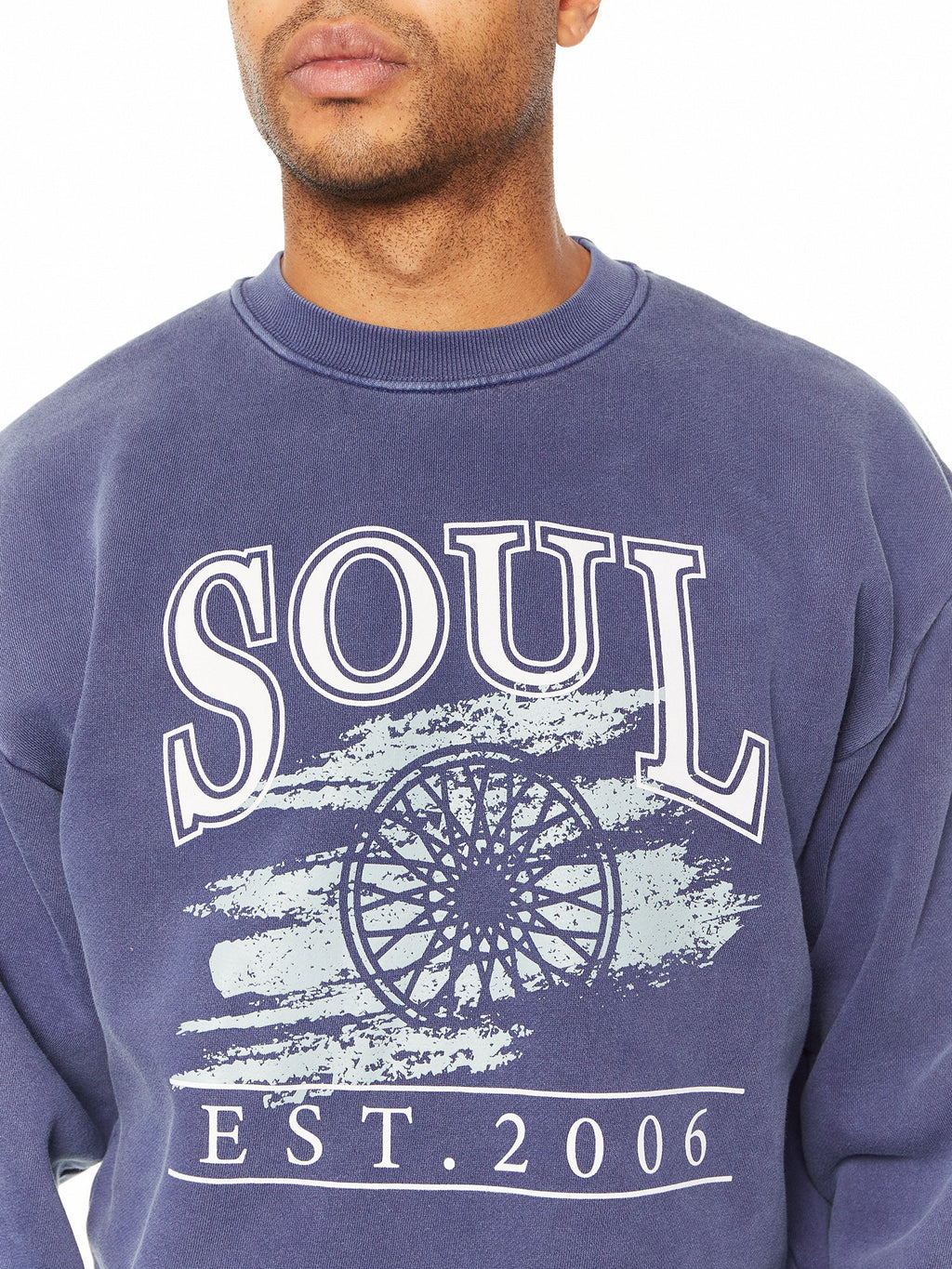 NAVY SAM CREW NECK