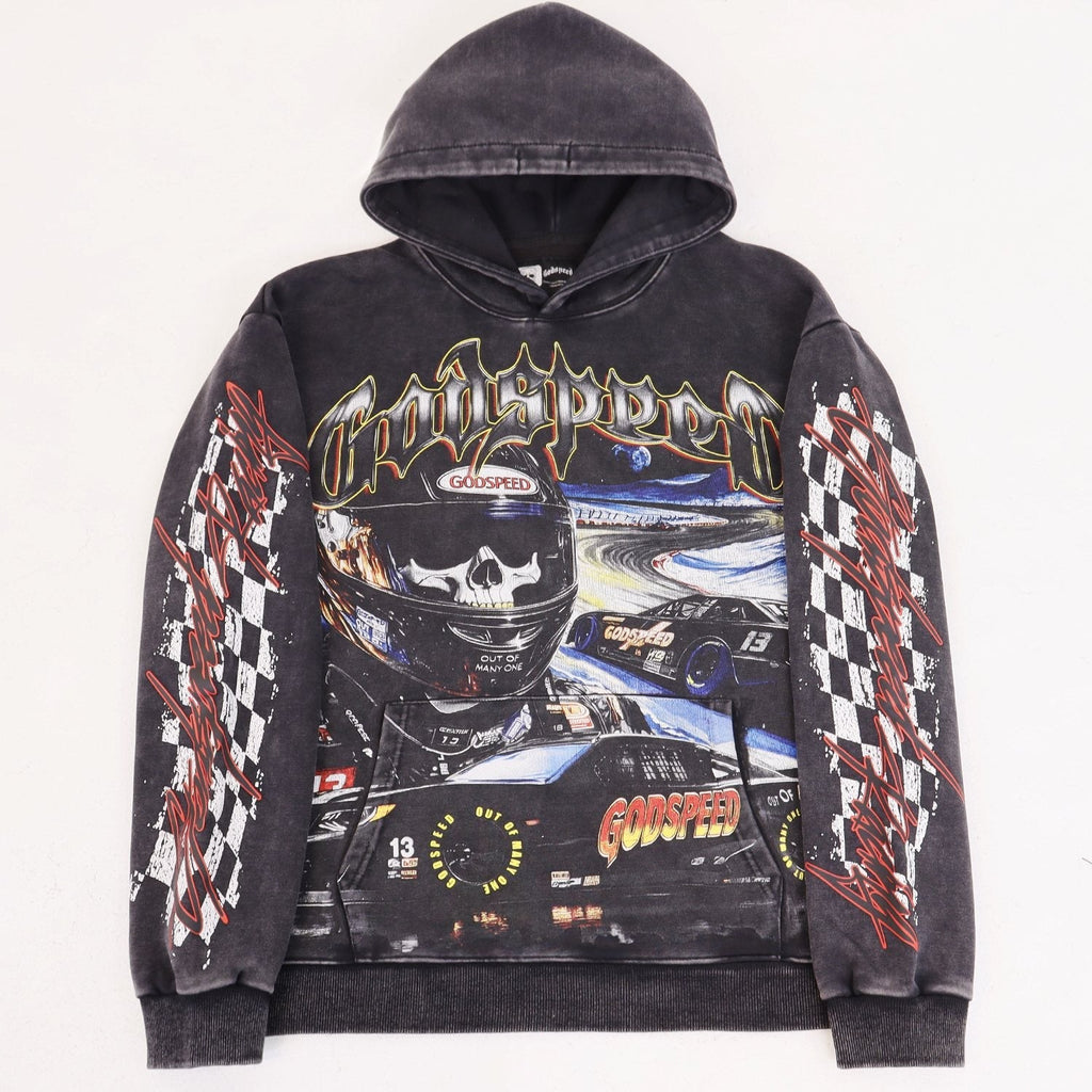 Godspeed Racing Graphic Washed Hoodie