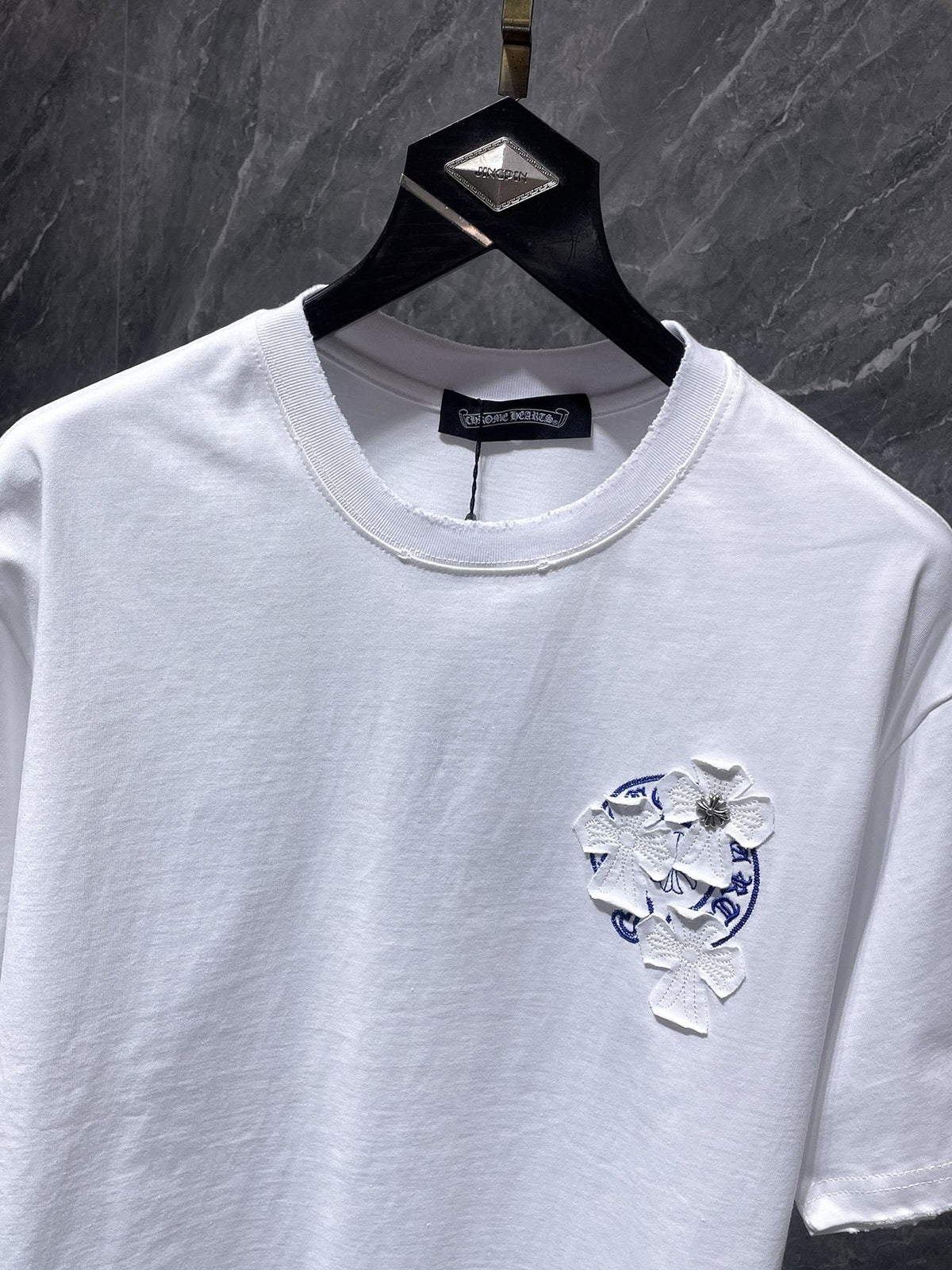 Chrome Hearts Cross Appliqué Graphic T-Shirt