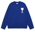 AMI PARiS Heart Sweater Navy