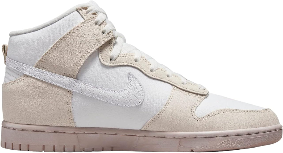 Men's Nike Dunk HI Retro PRM Summit White/White-Phantom (DV0822 100)
